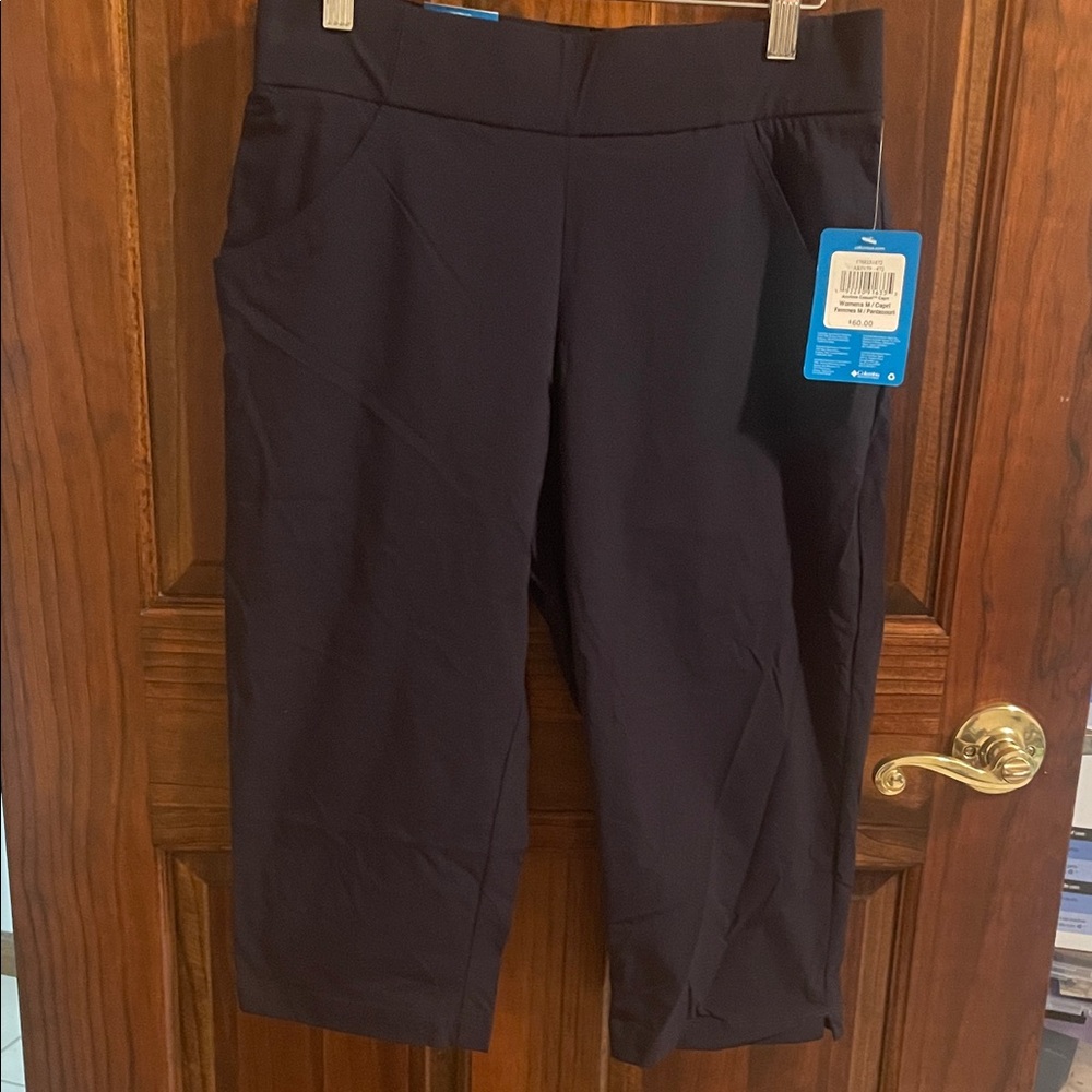 Columbia Anytime Casual Dark Blue Capri Pants